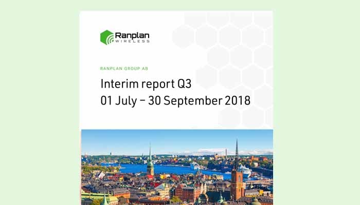 Ranplan Group AB: Interim report Q3 1 July – 30 September 2018