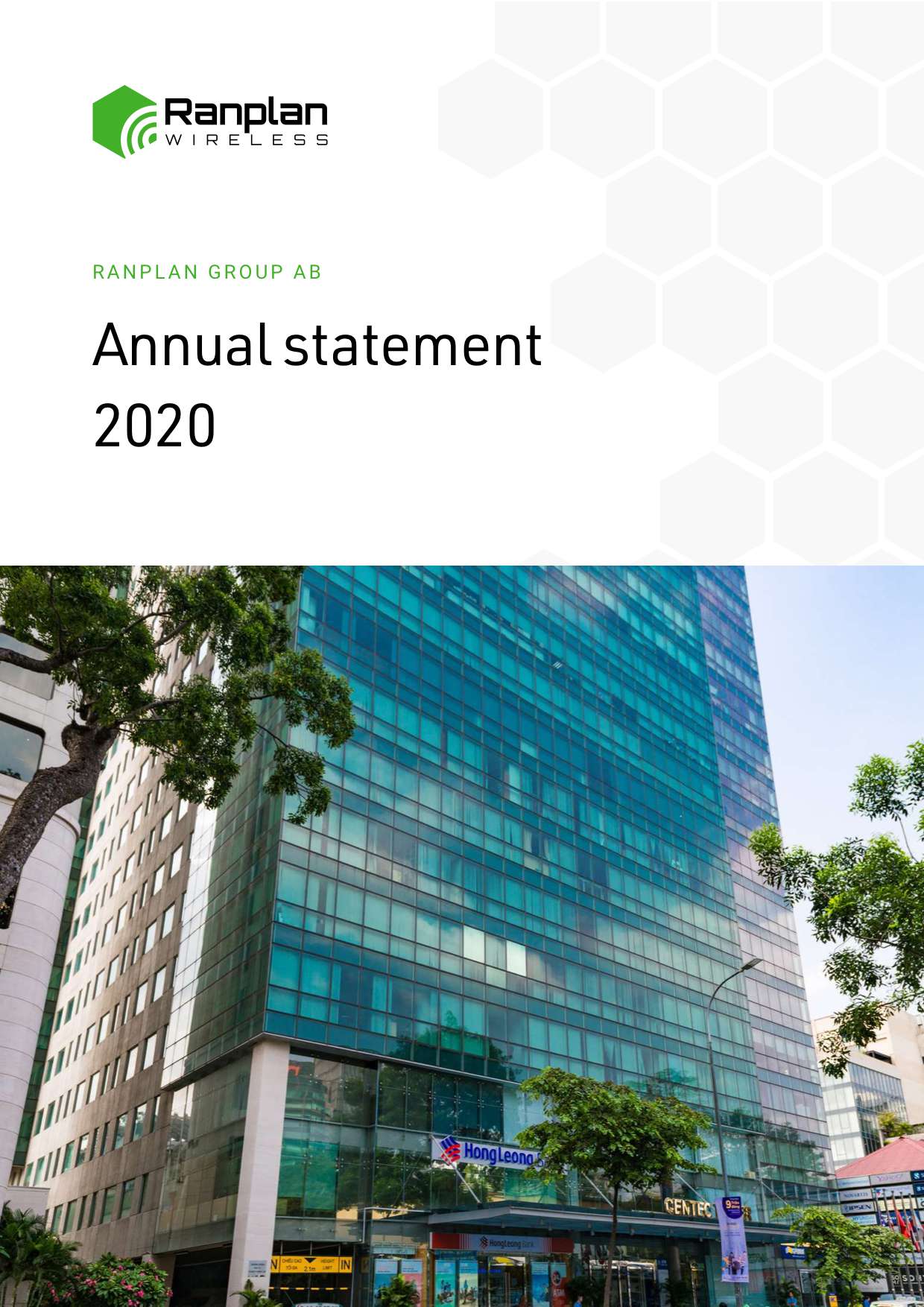 Report Cover - Annual statement 2020