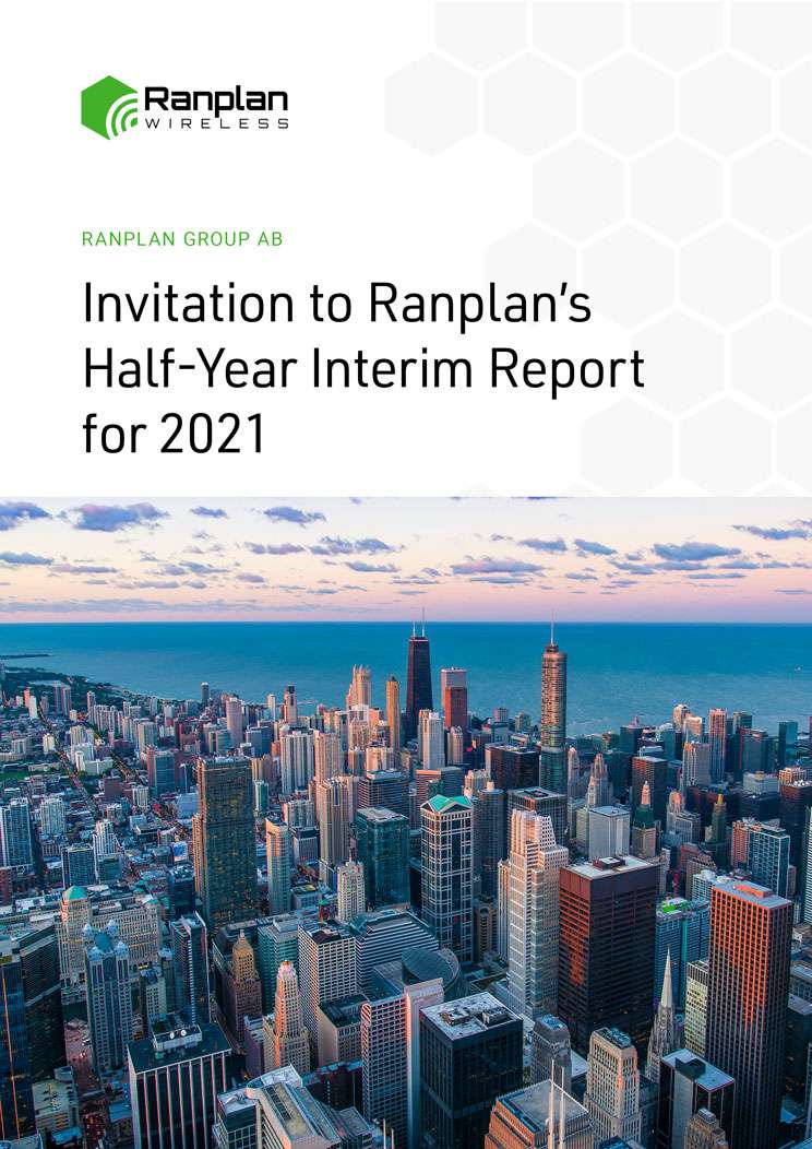 Invitation to Ranplan’s Half-Year Interim Report for 2021 cover