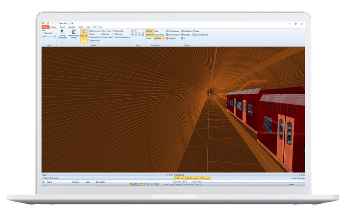 3D Tunnel mesh modellling