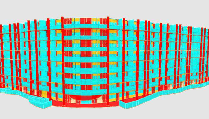 3D Cad render of Sochi Hotel
