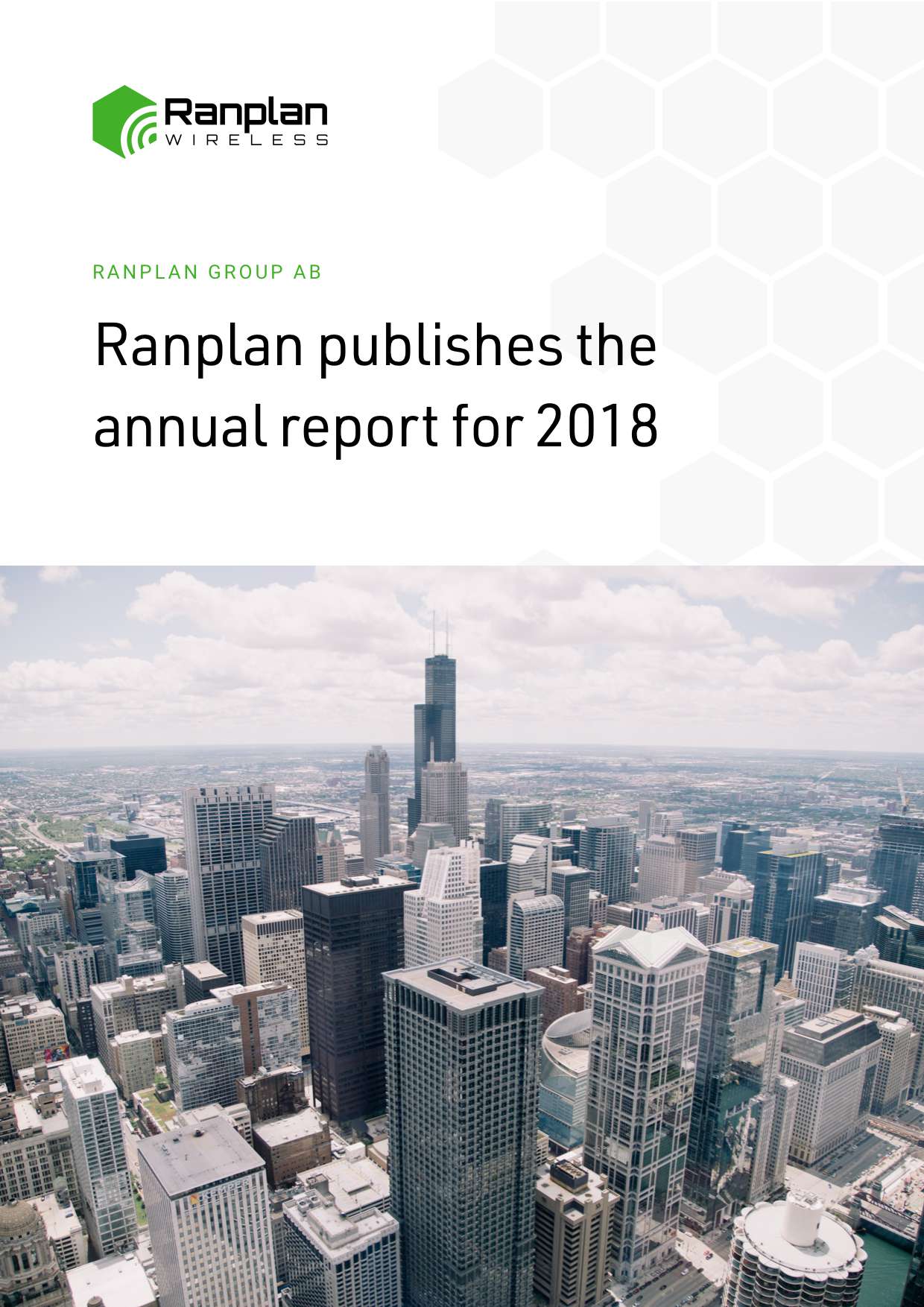 Report Cover - Publishing annual report for 2018