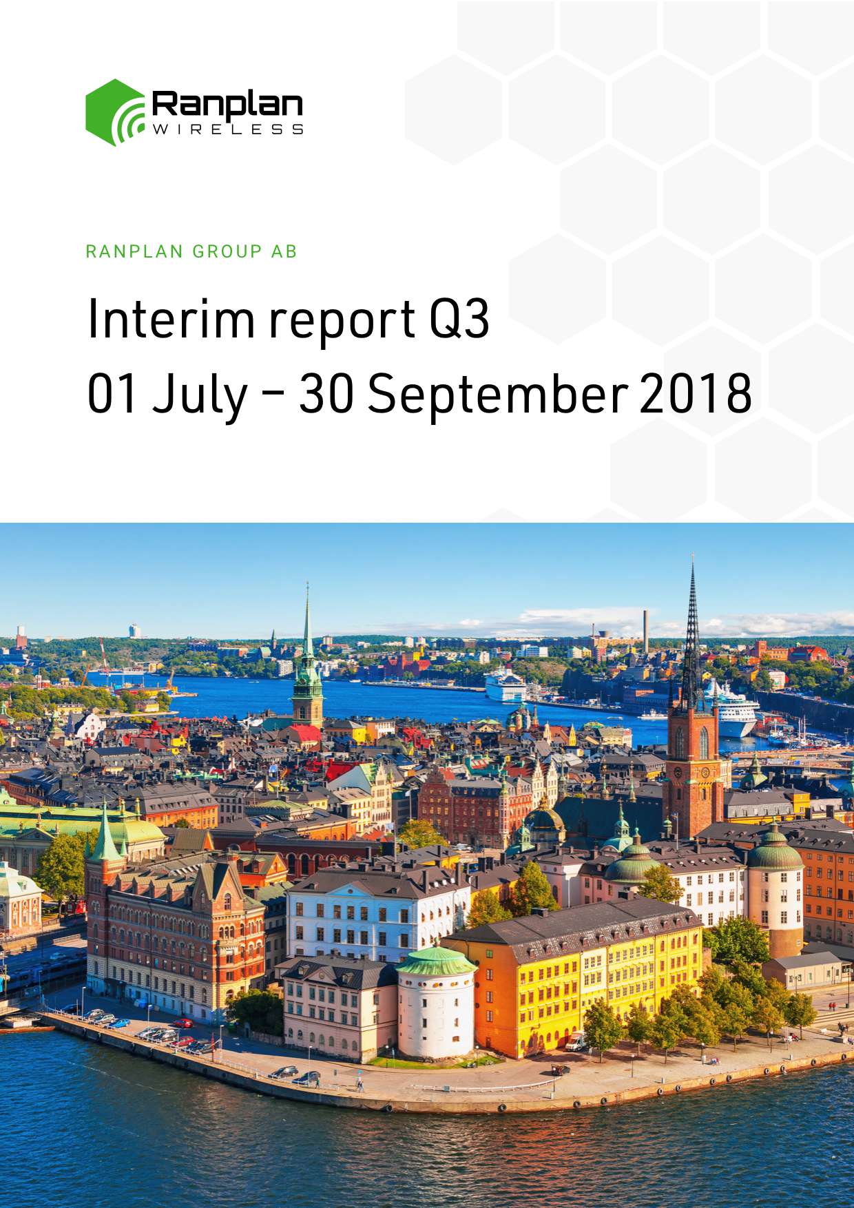 Report Cover - Interim report Q3 2018