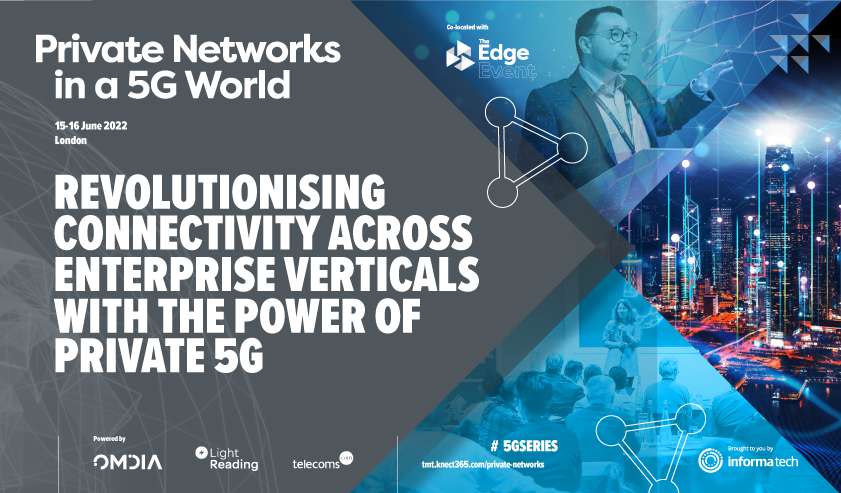 Private Networks in a 5G World 2022 banner