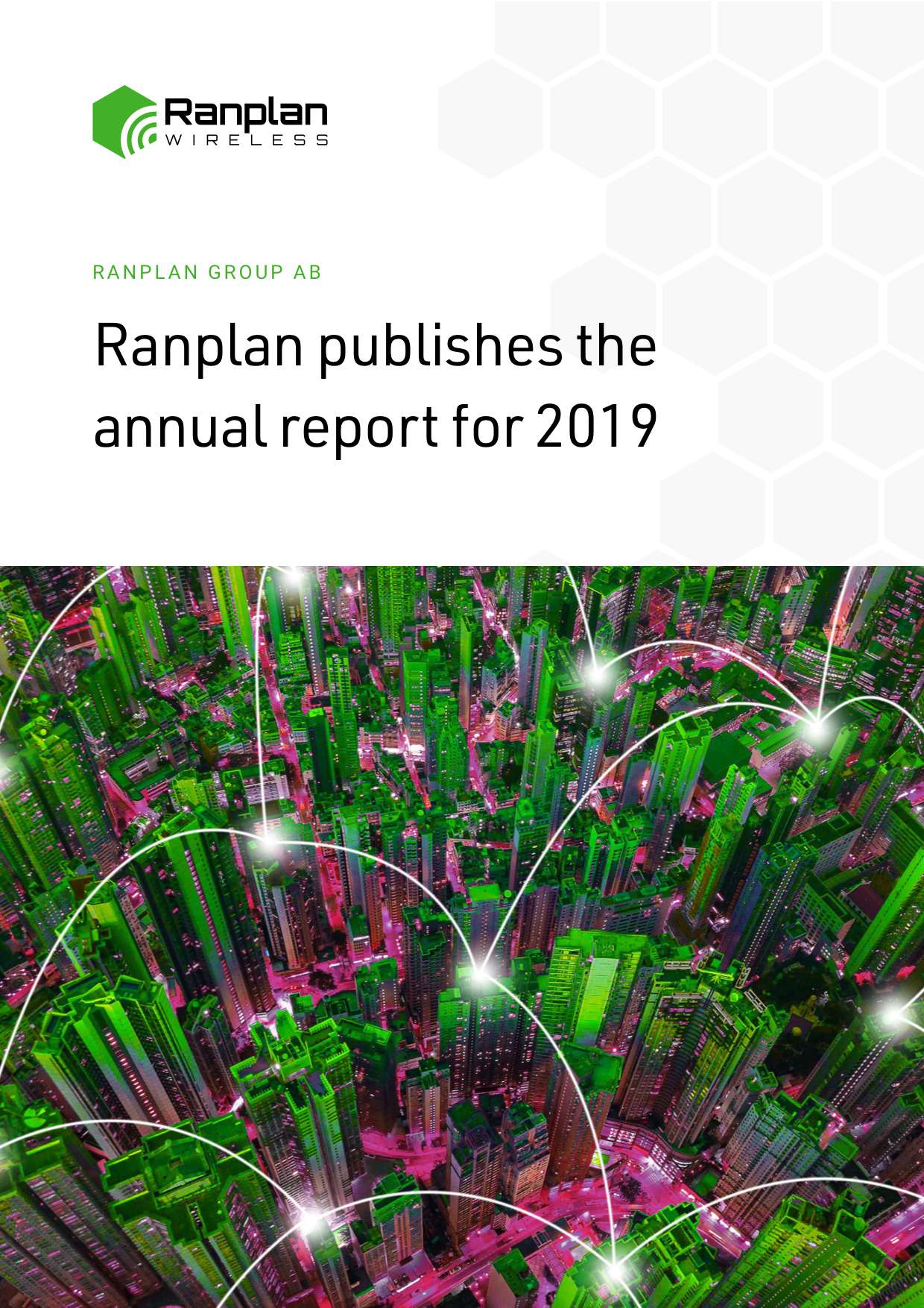 Report Cover - Publishing annual report for 2019